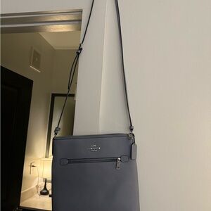 Coach Blue Leather Crossbody Bag